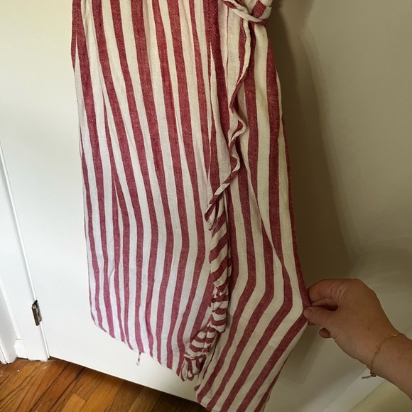 Rails Ariel Midi Dress - Red/White - Size M - Picture 4 of 6